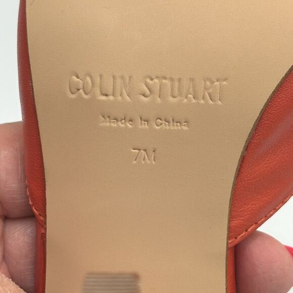 Colin Stuart Heels Size 7M Leather Stiletto  NWOT - Picture 13 of 15